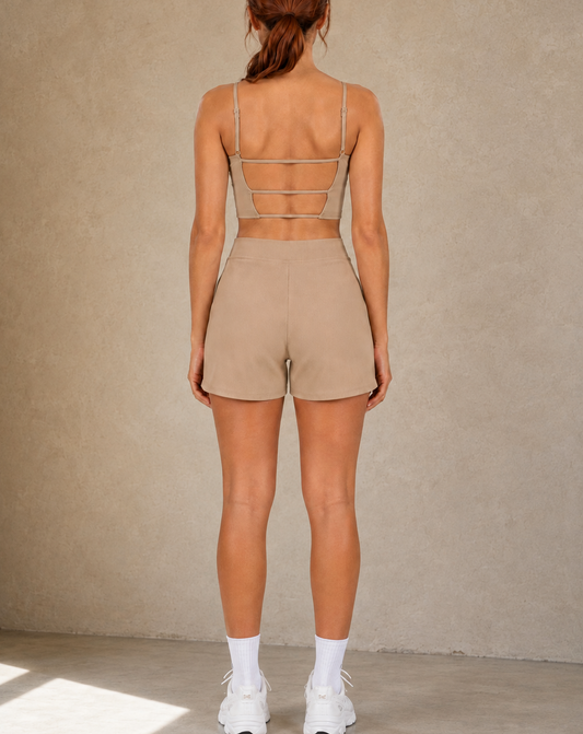 REVIVE Ribbed Short Set